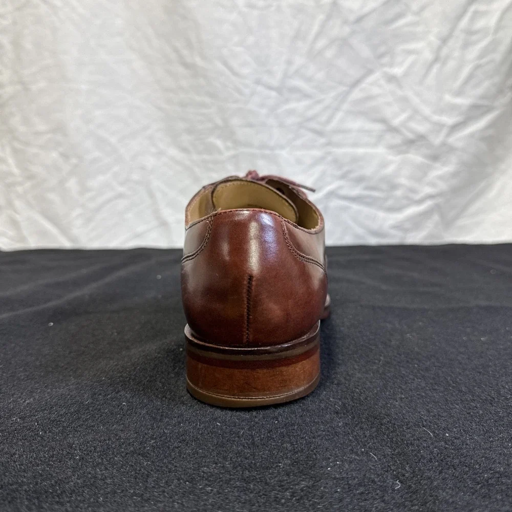 Cole Haan Men's 9.5M C12848 Brown Leather Lace Up Oxfords Dress Shoes